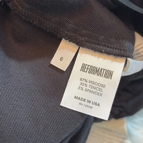 Reformation One Shoulder Black Jumpsuit sz 6 - Picture 9 of 11